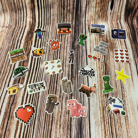 Minecraft stickers! Pack of 25 - Picture 1 of 5